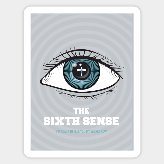 The Sixth Sense - Alternative Movie Poster Sticker by MoviePosterBoy